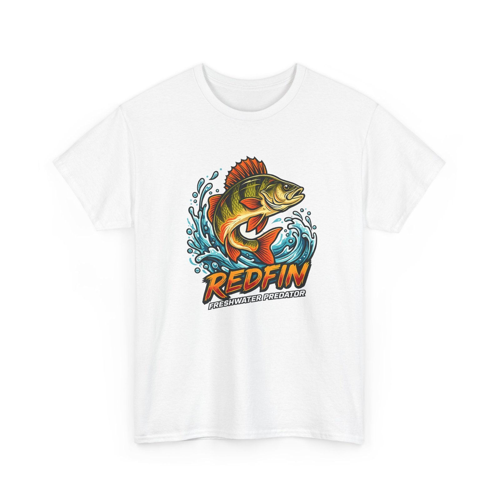 Redfin Fishing Tee — Freshwater Predator Graphic T-Shirt