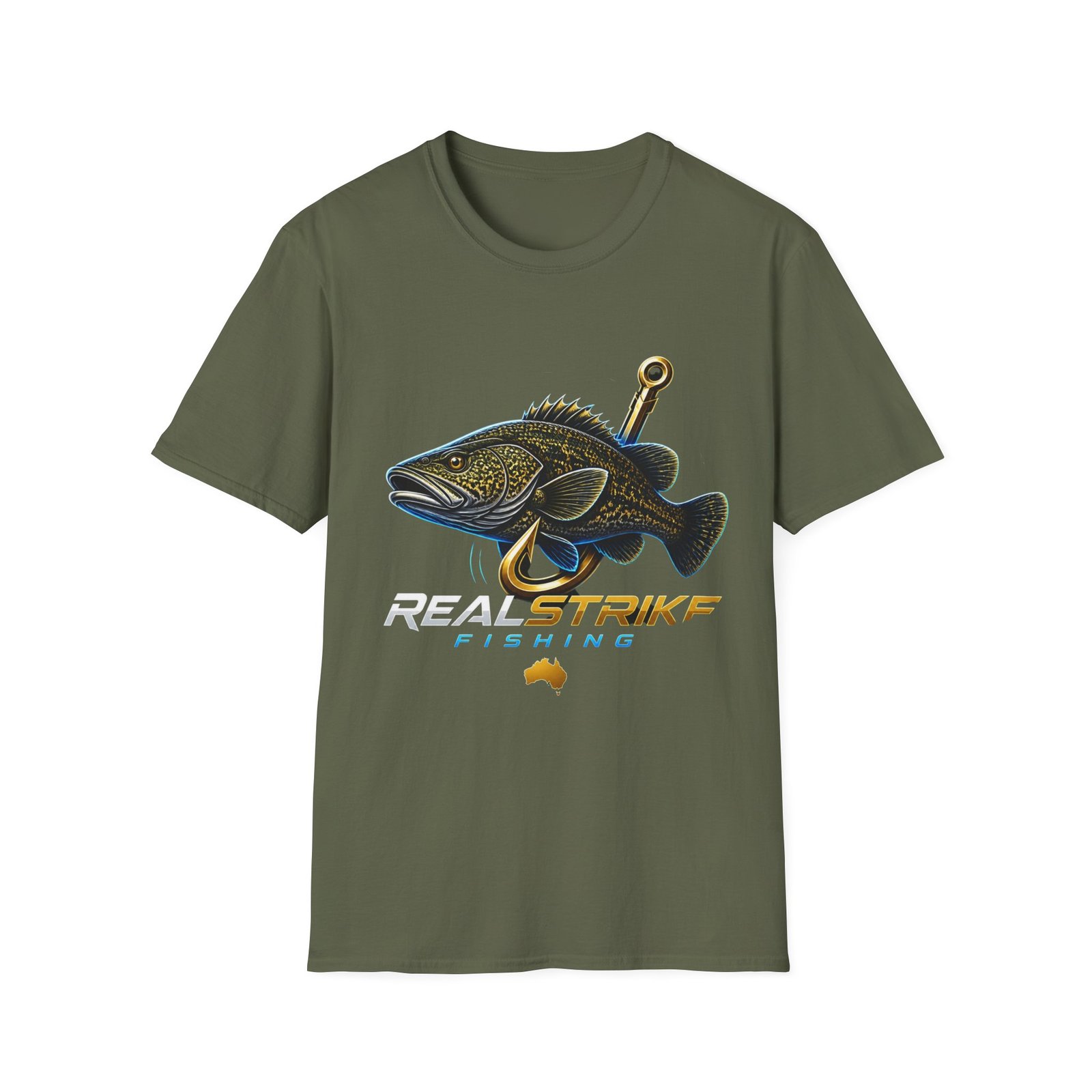Fishing T-Shirt — RealStrike Fish Graphic Tee - Image 3