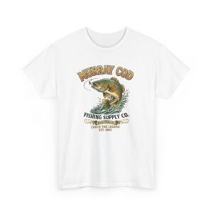 Murray Cod Fishing Supply T‑Shirt — Vintage Fish Graphic Tee for Anglers