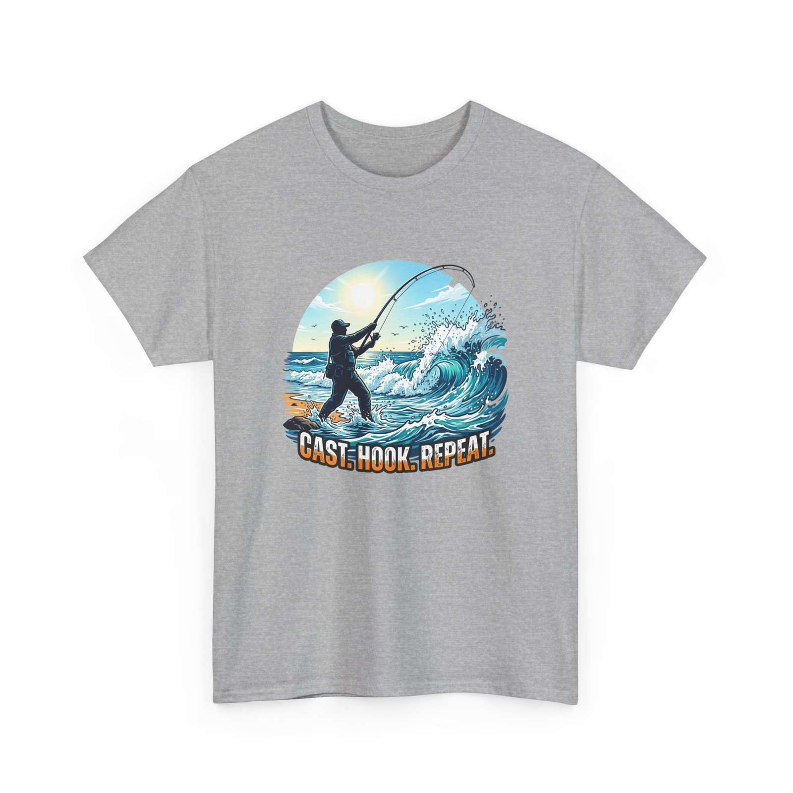 Surf Fishing T‑Shirt - Fish Graphic Tee for Anglers - Image 2