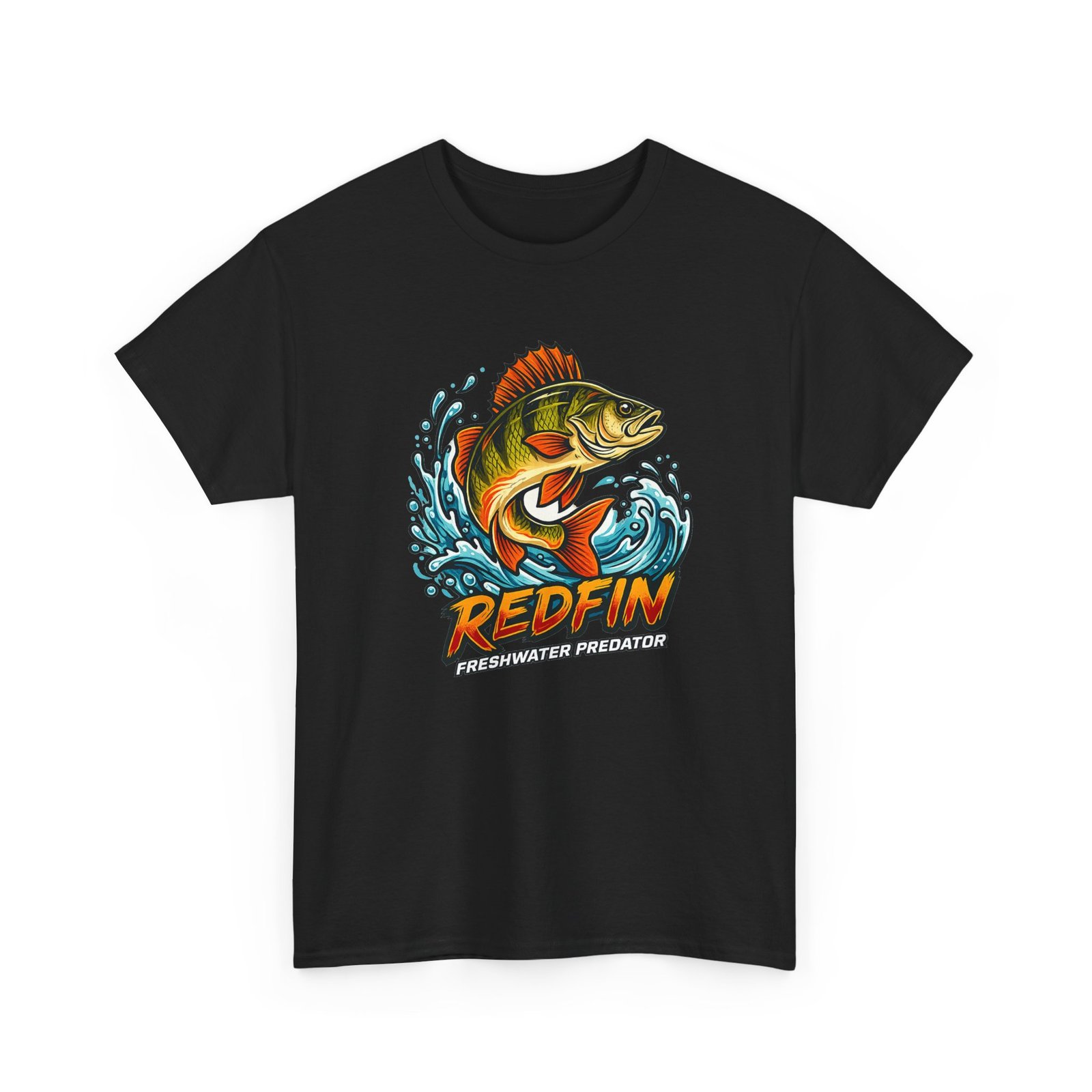 Redfin Fishing Tee — Freshwater Predator Graphic T-Shirt - Image 2