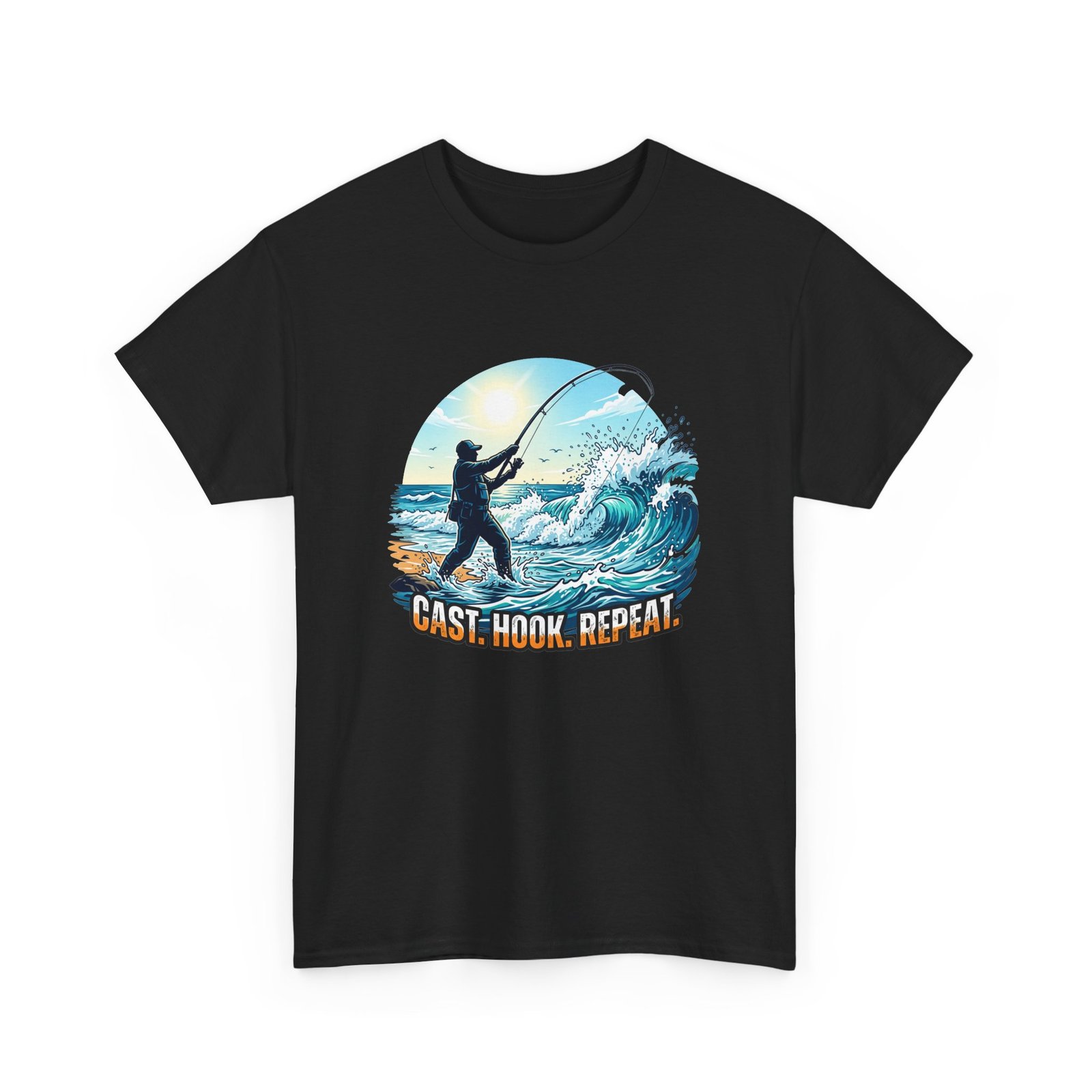 Surf Fishing T‑Shirt - Fish Graphic Tee for Anglers - Image 3