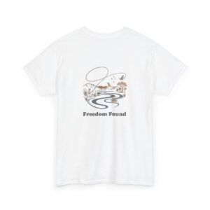 Freedom Found Fly Fishing Graphic Tshirt
