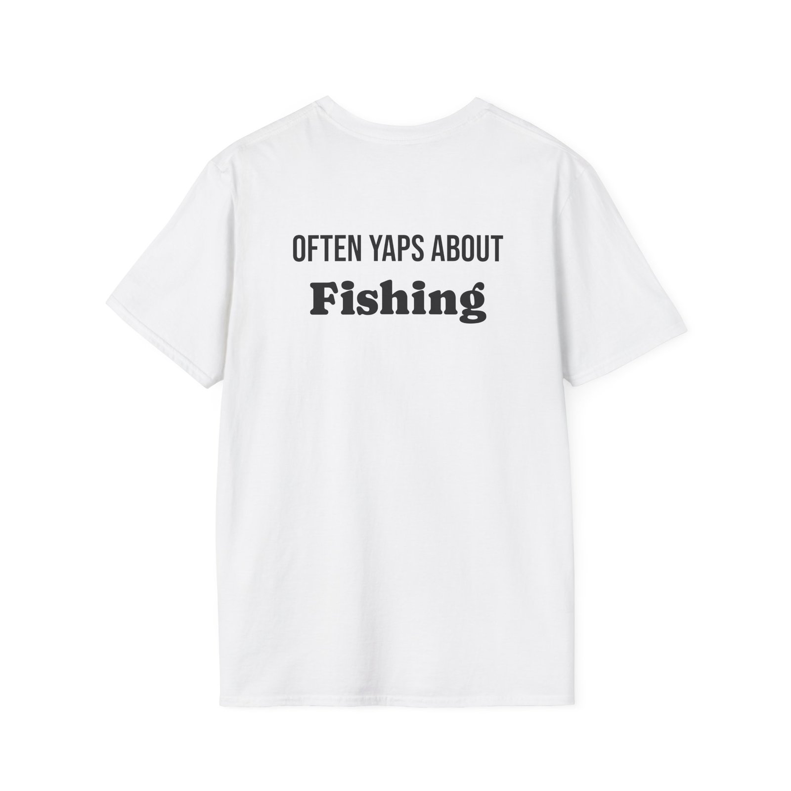 Often Yaps About Fishing T-Shirt – Funny Angler Gift