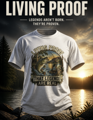 Fishing Legend T-Shirt | Funny Aussie Angler Gift | Fishing Dad Grandpa